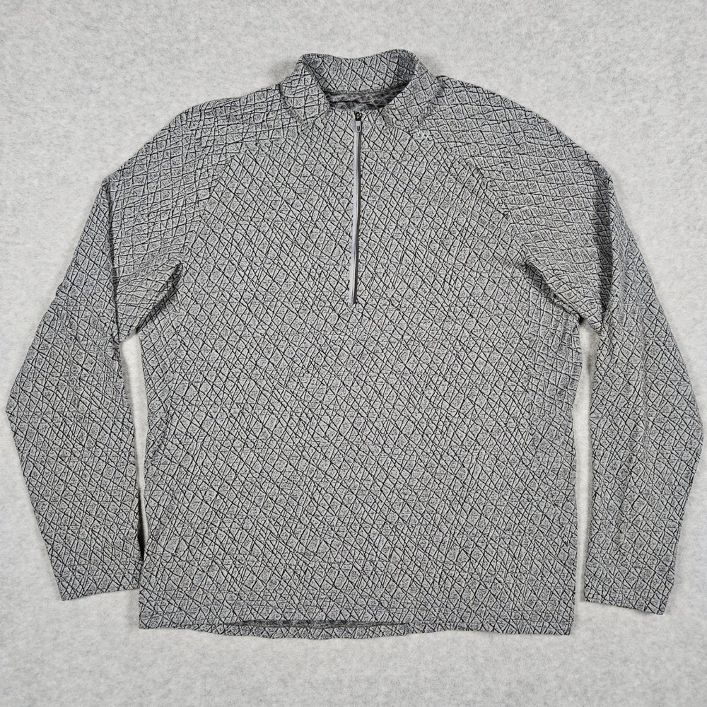 Lululemon Surge Warm (Mens XXL) Gray Pullover 1/2 Zip Long Sleeve Activewear Top
